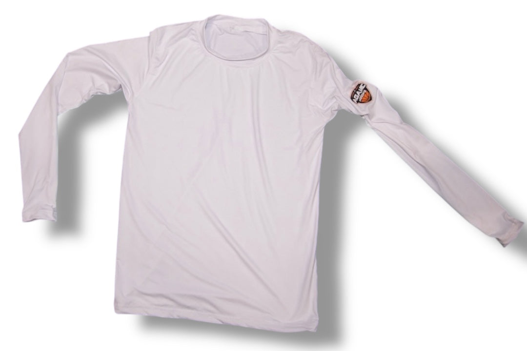 Long Sleeve Compression Shirt | White