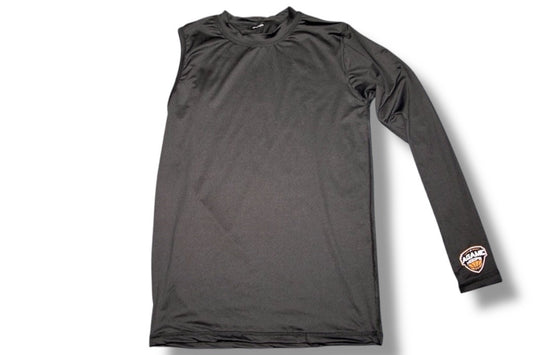 One Arm Long Sleeve Compression Shirt | Black