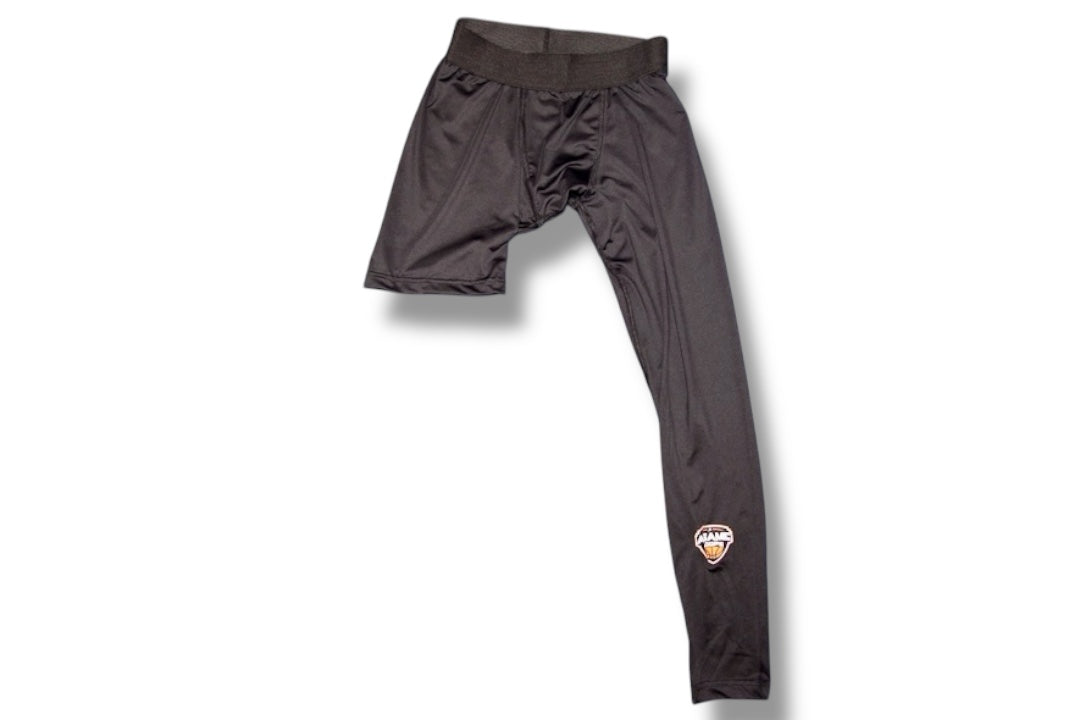 Compression Tights - One Leg | Black
